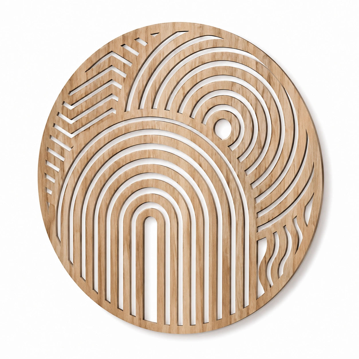 Panneaux décoratifs muraux en bois 120 x 40 cm noir naturel vert - relief rainuré géométrique